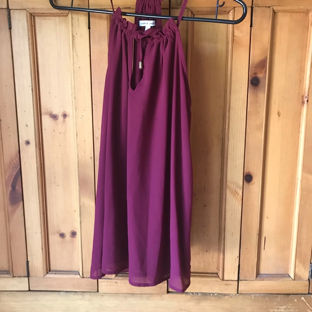 Maroon tank top Blouse